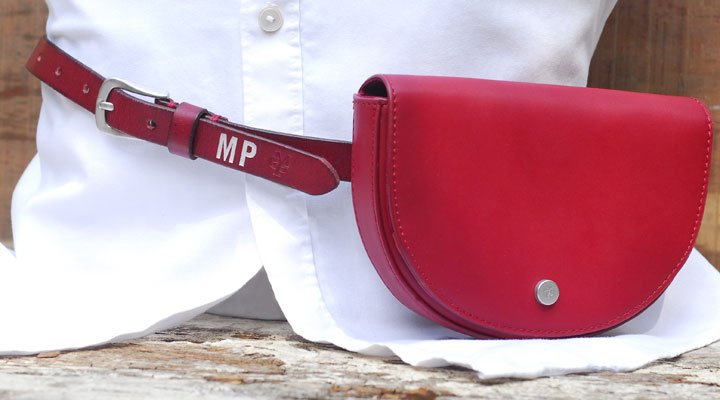Tasche von Marc O Polo mit Individualisierung Initialen auf Leder